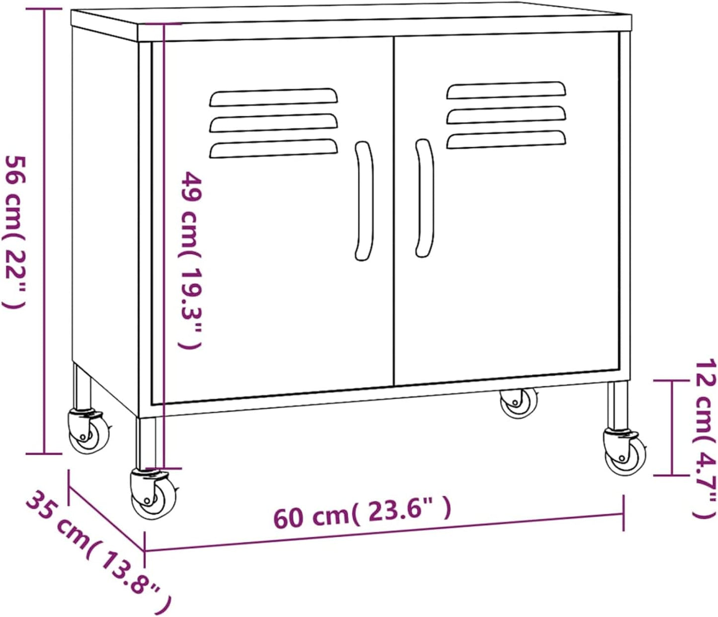 β¨ Modern Storage Sideboard Cabinet β Elegant Space-Saving Organizer π€