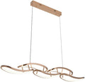 ✨ Modern Dimmable Pendant Chandelier – Elegant Ambient Lighting 🌟