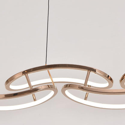 ✨ Modern Dimmable Pendant Chandelier – Elegant Ambient Lighting 🌟