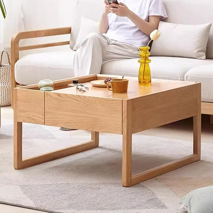 ✨ Nordic Round Coffee Table – Modern Minimalist Living Room Accent 🏡
