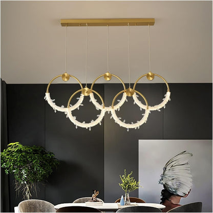 ✨ Modern Pendant Chandelier – Stylish Hanging Ceiling Light for Home & Living