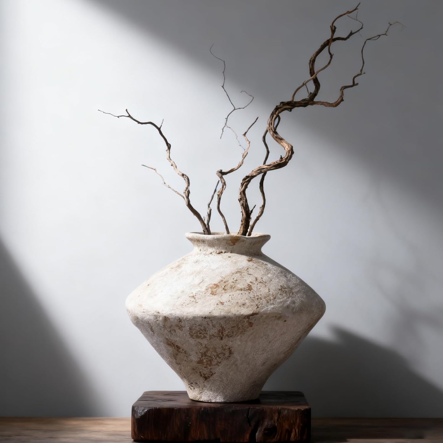 🏡 Farmhouse Ceramic Vase – Rustic Home Decor Centerpiece ✨