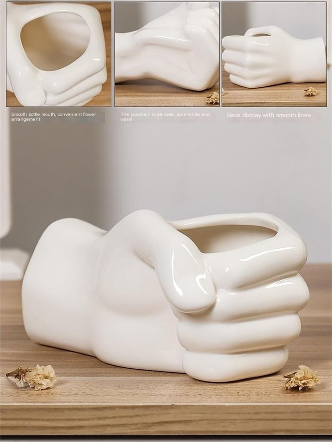 🏡 Modern Hand Gesture Sculpture – Stylish Table Accent 🌿