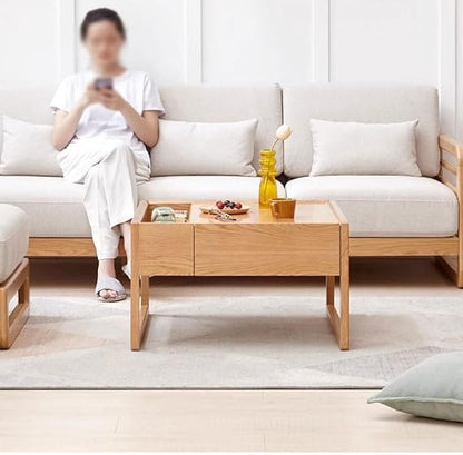 ✨ Nordic Round Coffee Table – Modern Minimalist Living Room Accent 🏡