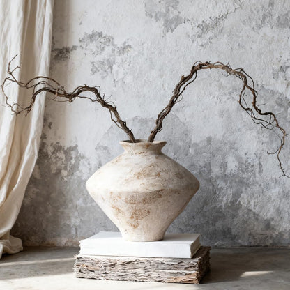 🏡 Farmhouse Ceramic Vase – Rustic Home Decor Centerpiece ✨