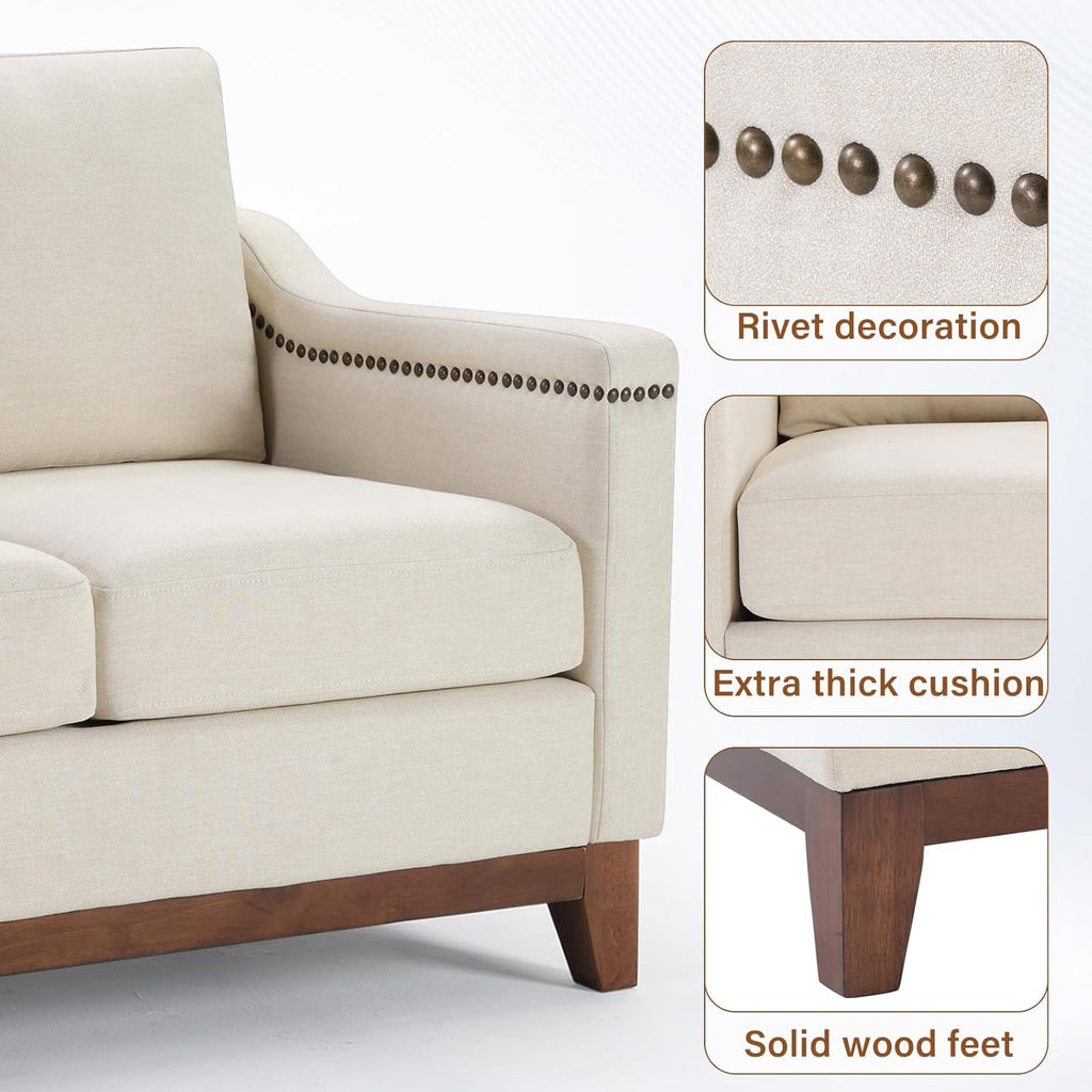 ✨ 4-Piece Velvet Sofa Set with Storage Ottoman – Loveseat, Armchair & Couch