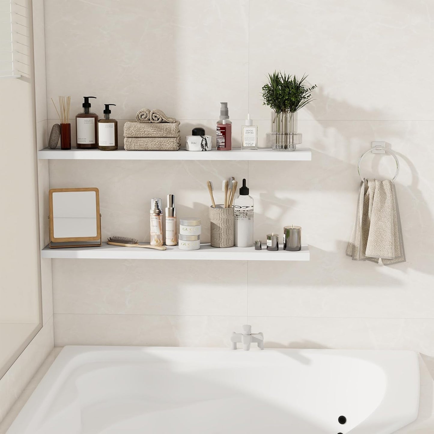 ✨ Floating Wall Shelf – Modern Home Storage 🌿