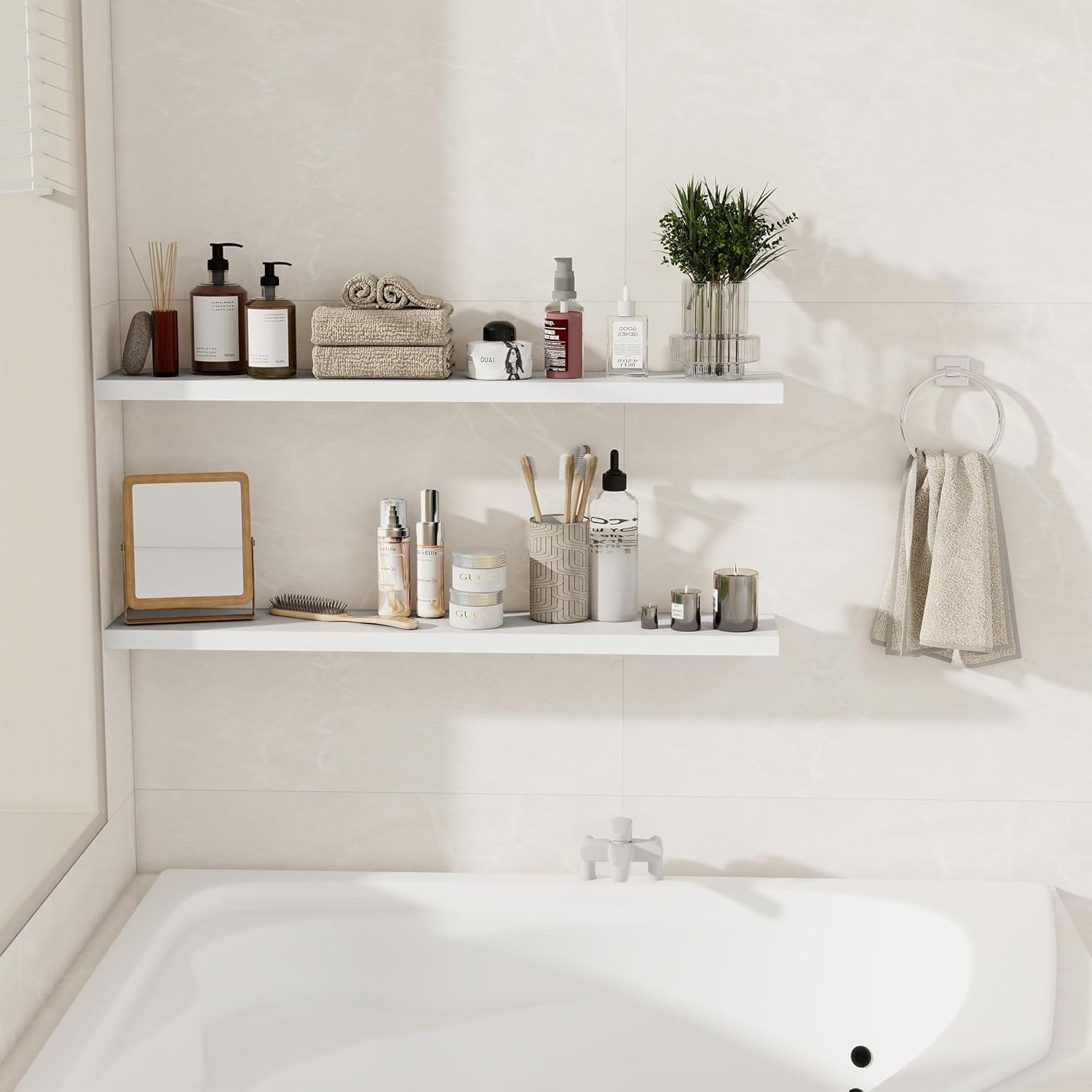 ✨ Floating Wall Shelf – Modern Home Storage 🌿