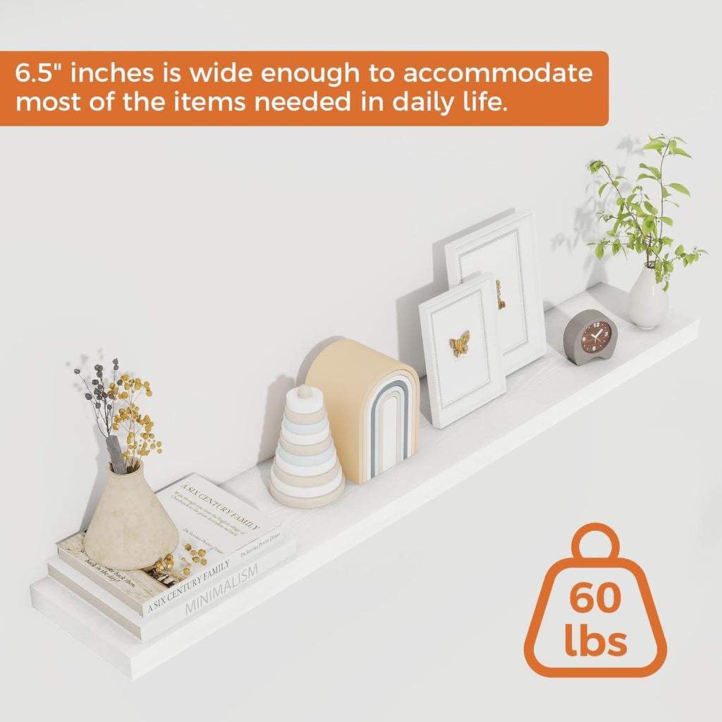 ✨ Floating Wall Shelf – Modern Home Storage 🌿