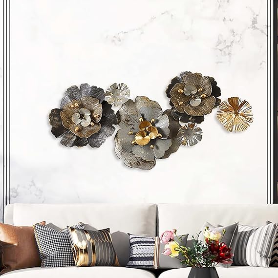 🌿 Handmade Floral Sculpture – Elegant Artistic Home Decor ✨