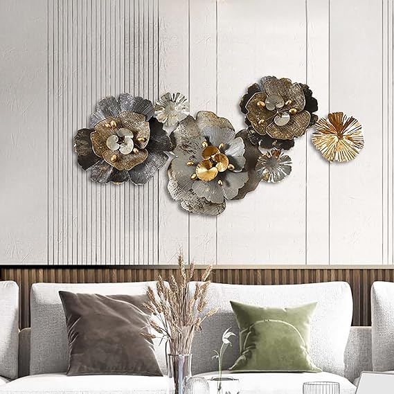 🌿 Handmade Floral Sculpture – Elegant Artistic Home Decor ✨