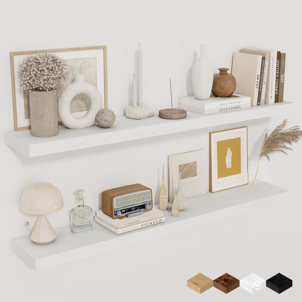 ✨ Floating Wall Shelf – Modern Home Storage 🌿