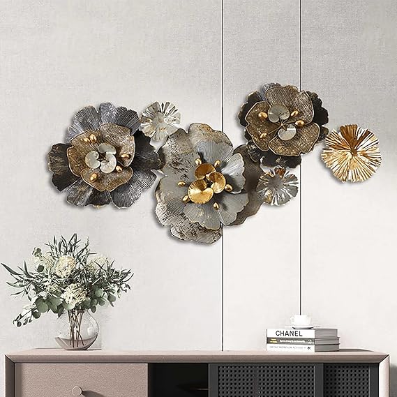 🌿 Handmade Floral Sculpture – Elegant Artistic Home Decor ✨