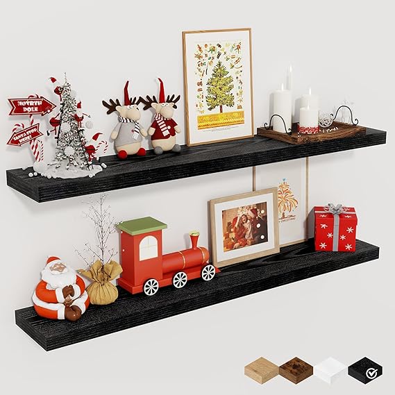✨ Floating Wall Shelf – Modern Home Storage 🌿
