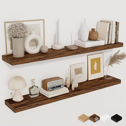 ✨ Floating Wall Shelf – Modern Home Storage 🌿